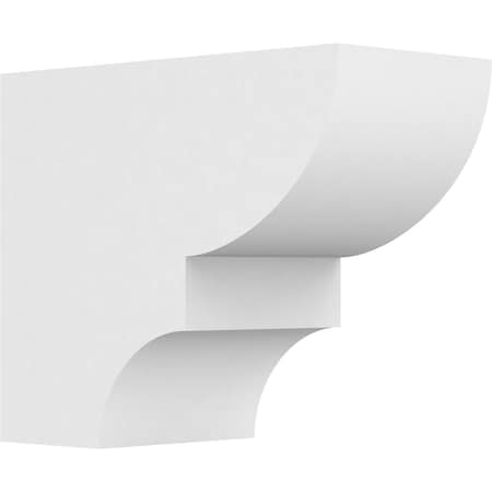 Ekena Millwork Standard Ridgewood Architectural Grade PVC Rafter Tail, 6"W x 10"H X 12"L RFTP06X10X12RID
